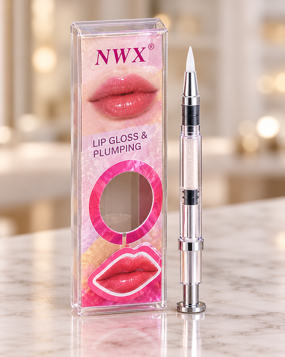 NWX Extreme Shine X Lip Gloss & Plumping Pen