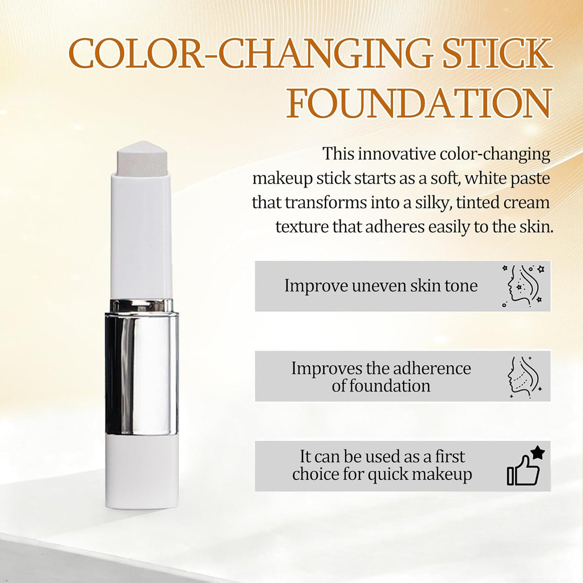TLM Color Changing Foundation Stick SPF 15