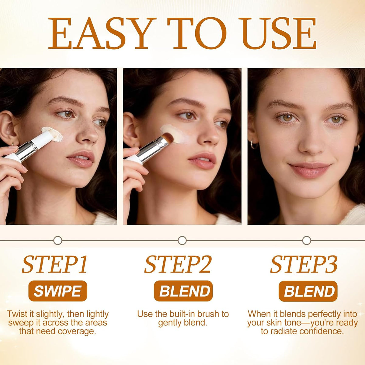 TLM Color Changing Foundation Stick SPF 15