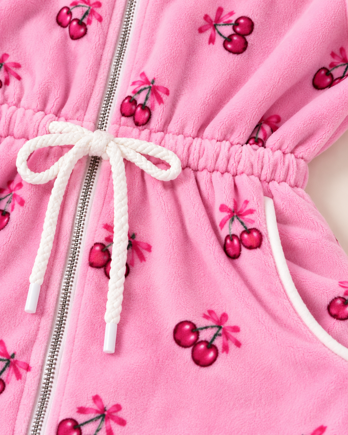 Women’s Cherry Print Cozy Pajama Set