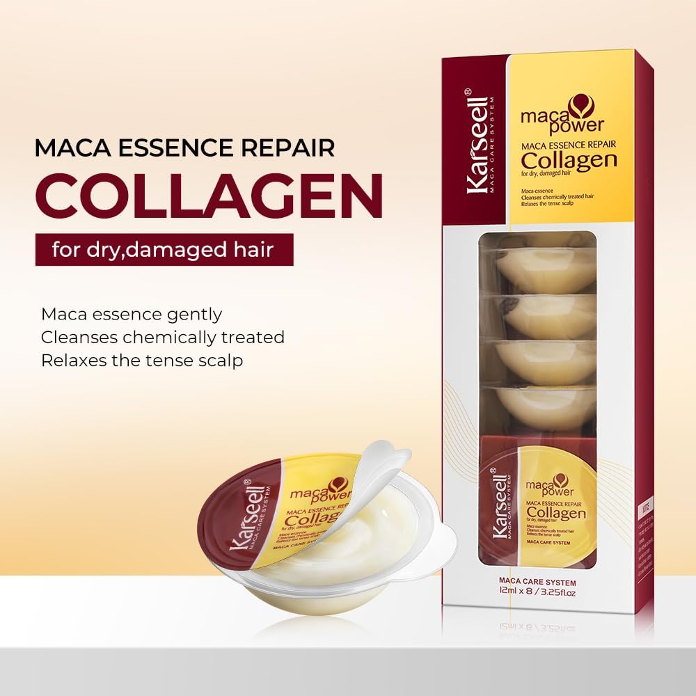 Karseell Maca Power Collagen Hair Treatment – 8 Pack