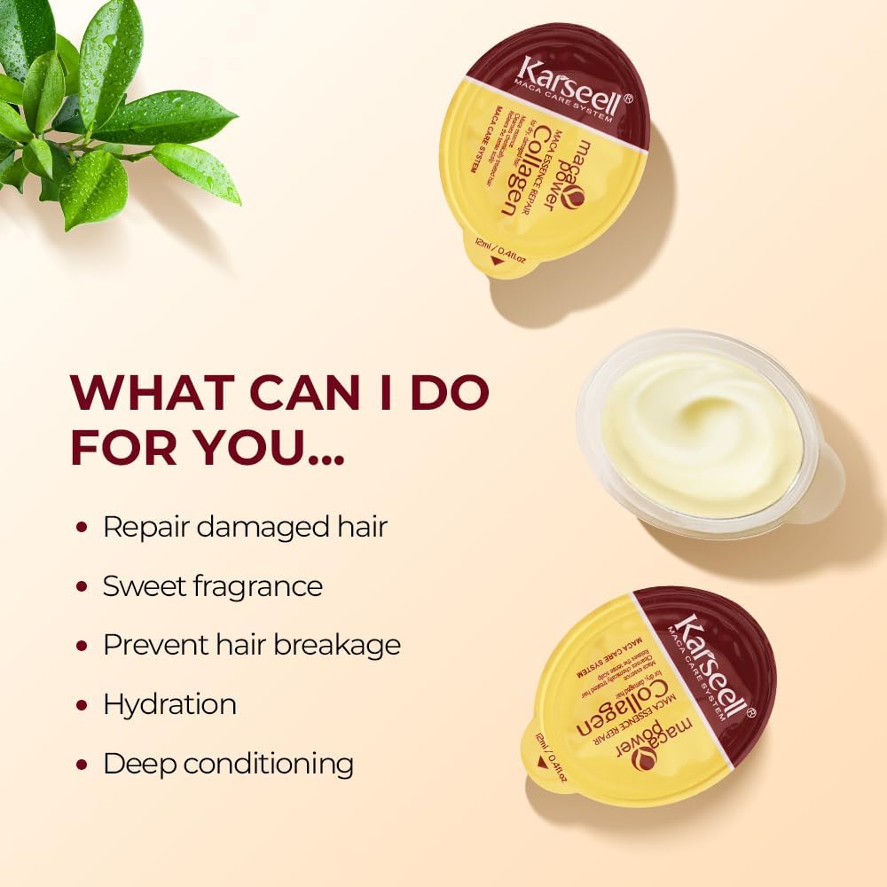 Karseell Maca Power Collagen Hair Treatment – 8 Pack