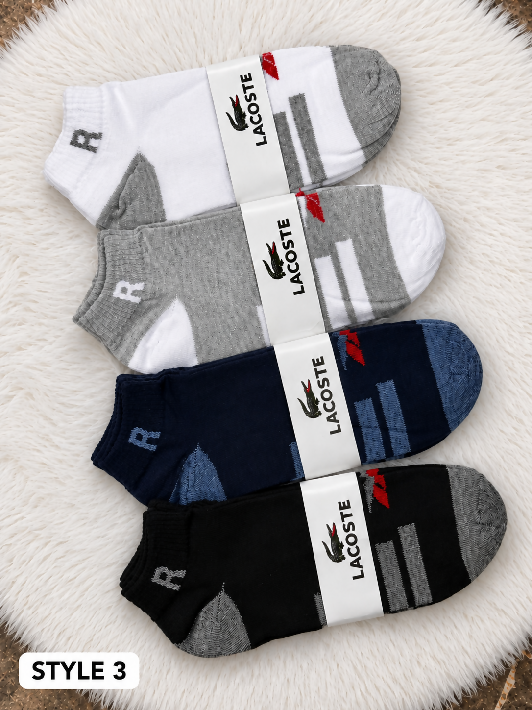 Men’s & Women’s Cotton Ankle Socks – 12 pairs