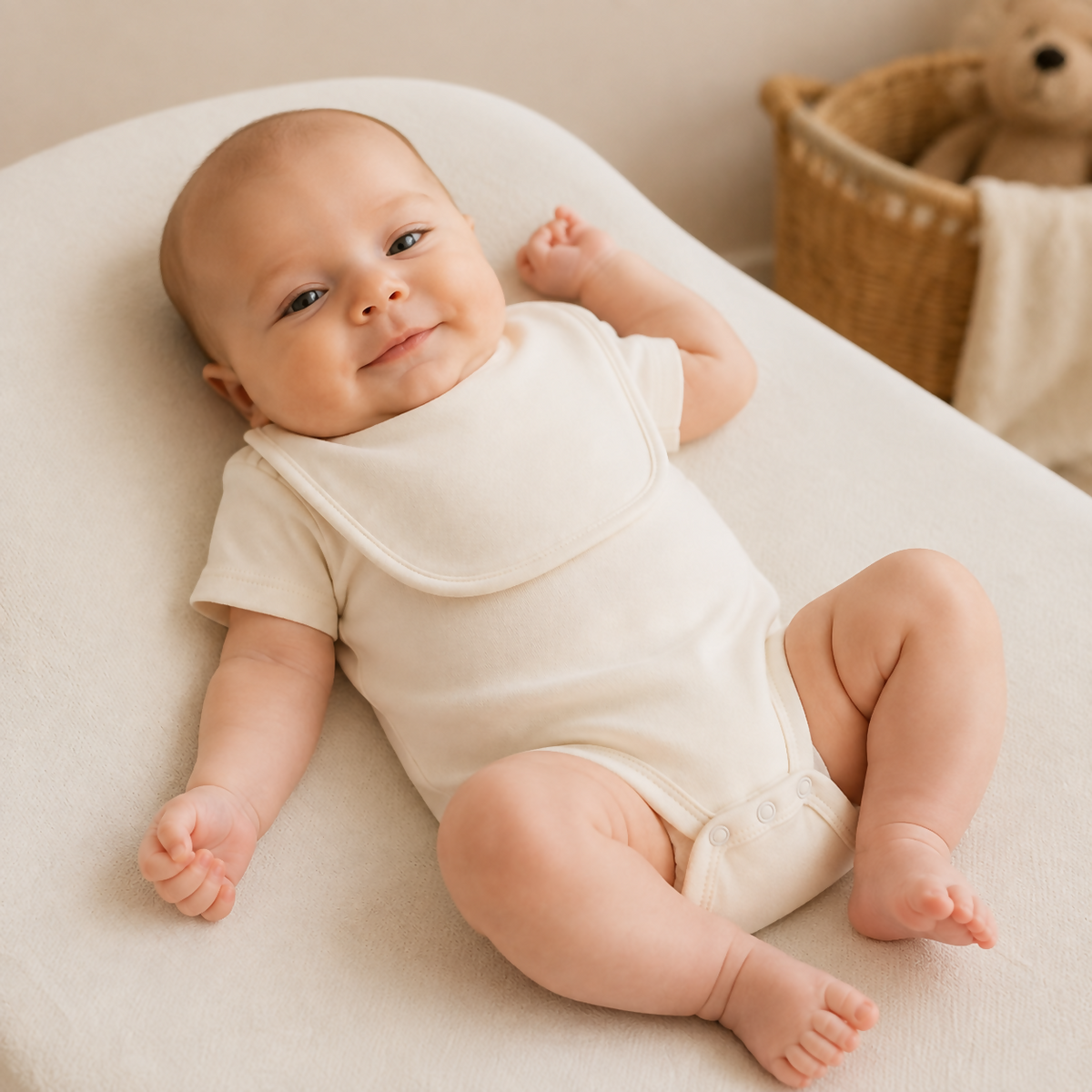 Plain Newborn Hospital Set – 8 Pieces