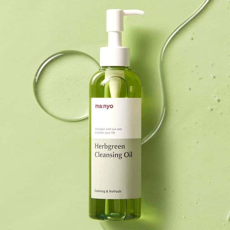 Manyo Herbgreen Cleansing Oil – Purify, Calm & Balance Naturally