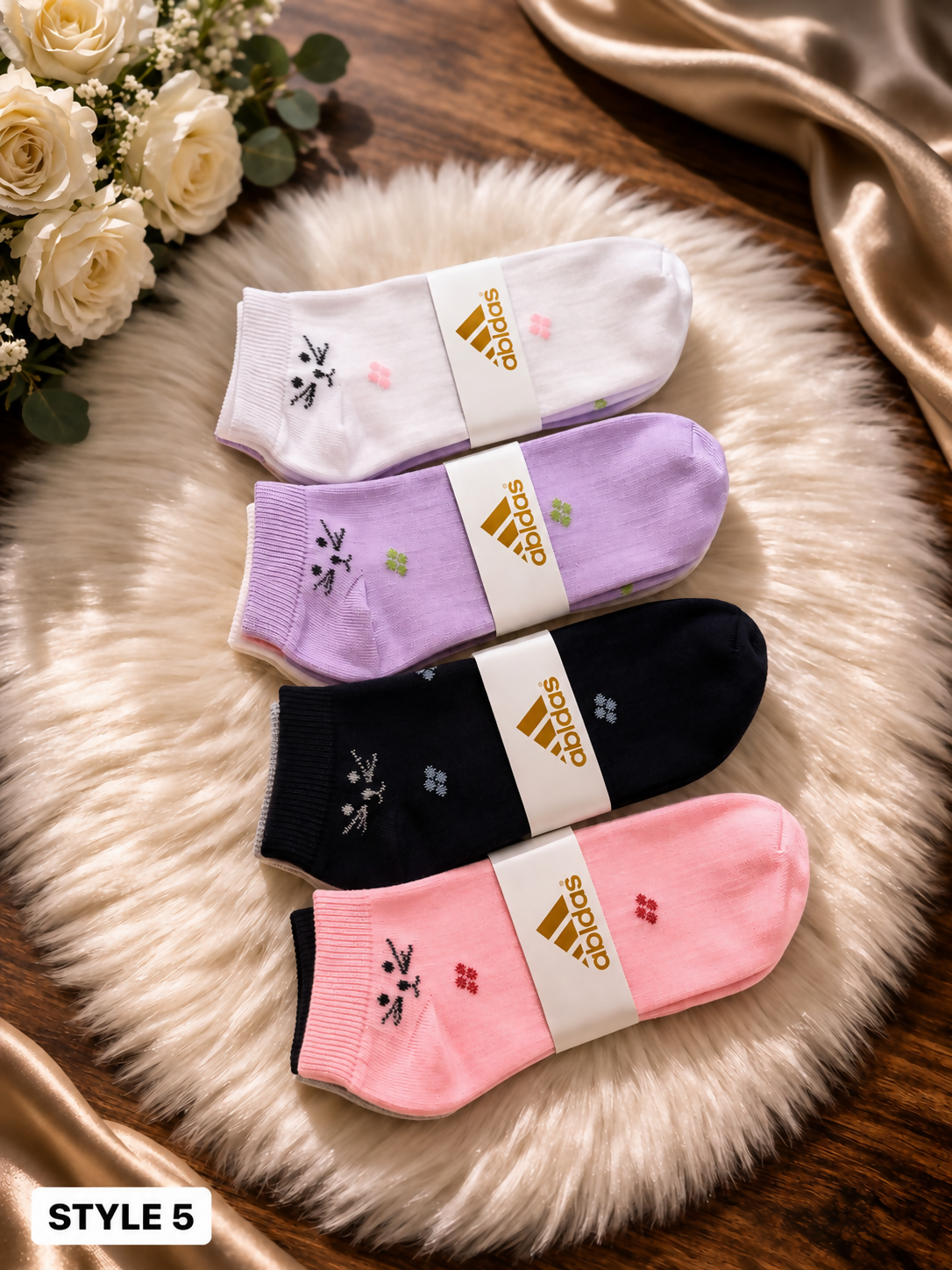 Men’s & Women’s Cotton Ankle Socks – 12 pairs