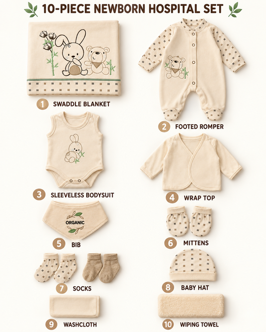 Newborn Hospital Set – 10 Pieces