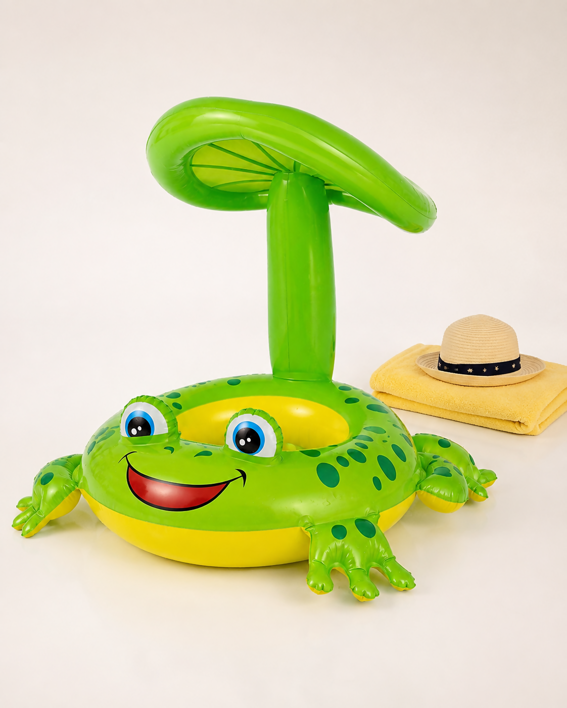 Inflatable Children’s Swim Float with Sunshade
