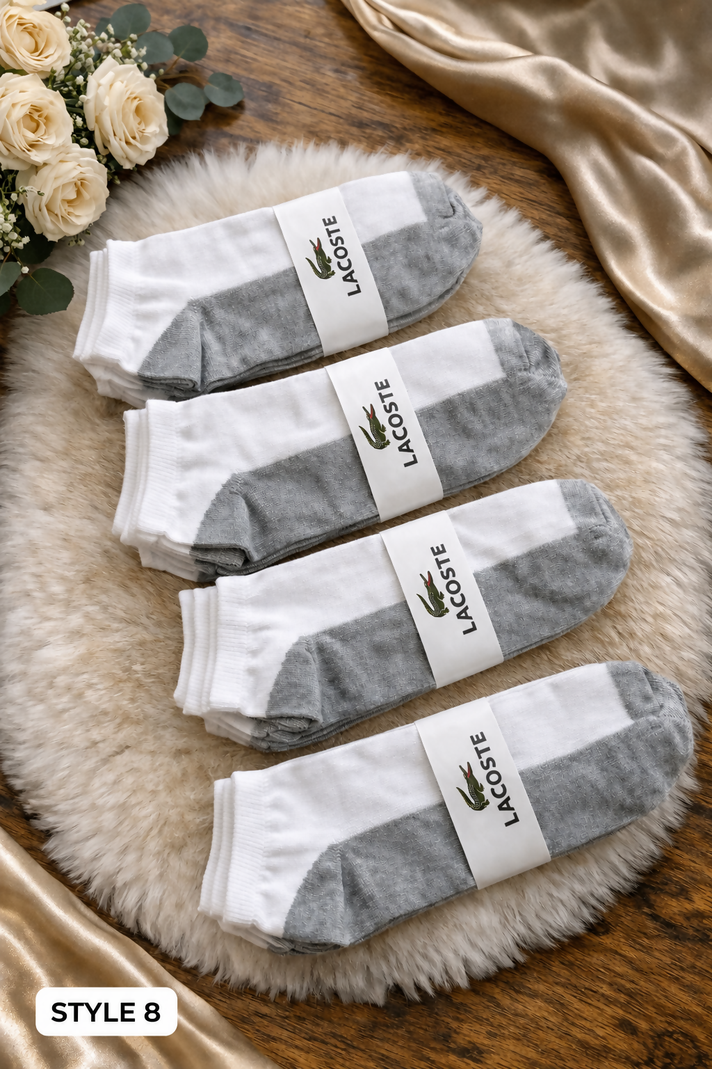 Men’s & Women’s Cotton Ankle Socks – 12 pairs