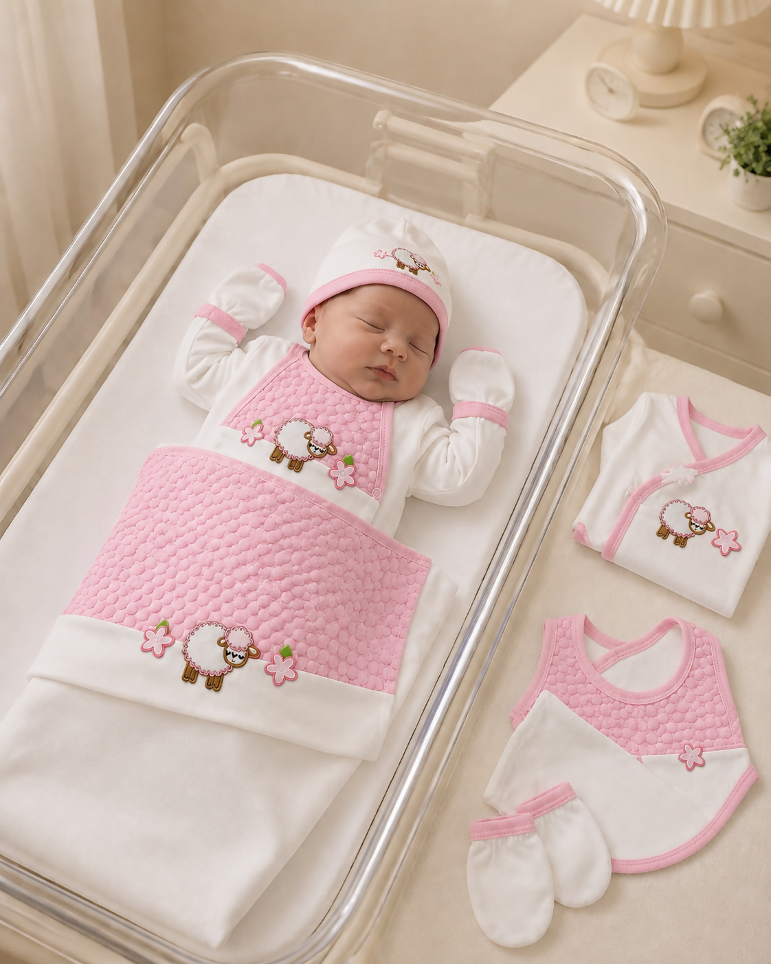 Newborn 10-Piece Turkish Cotton Hospital Set