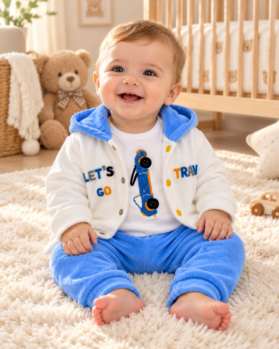 Turkish Baby Boy Set – 3 Pieces