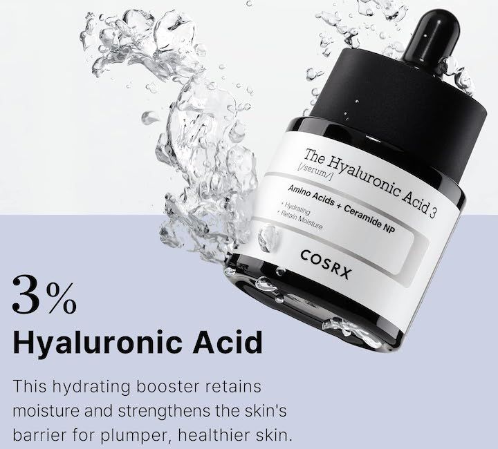 COSRX The Hyaluronic Acid 3 Serum (Triple Molecular Hydration)
