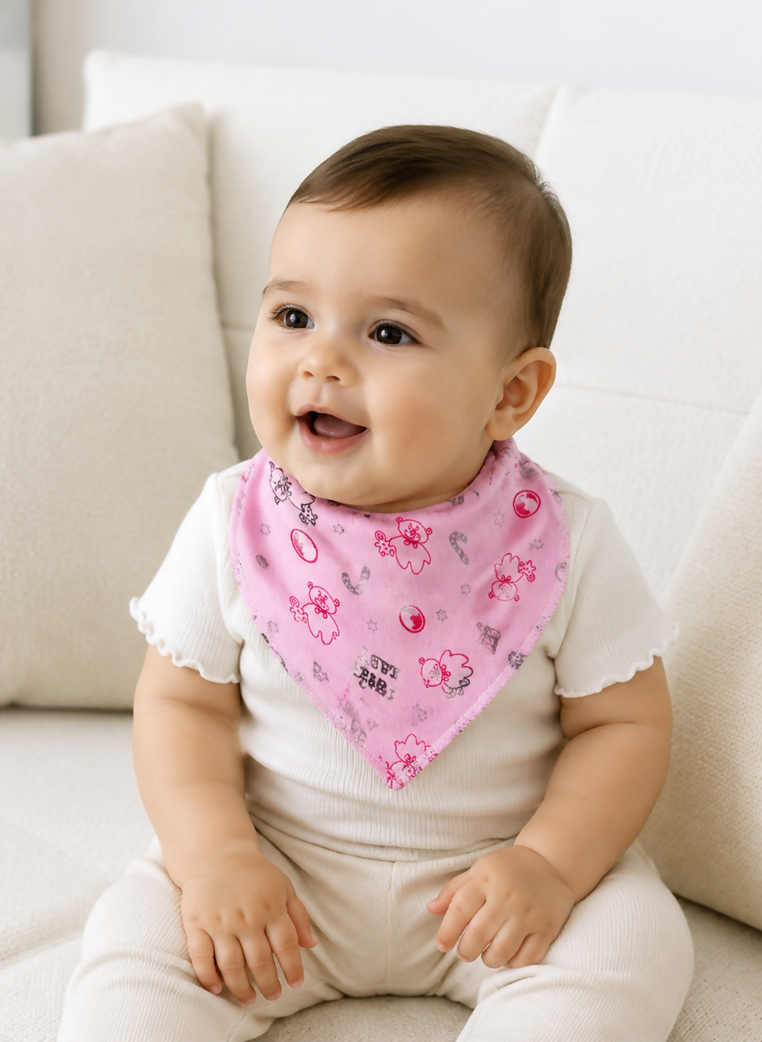 Cotton Baby Bandana Bib