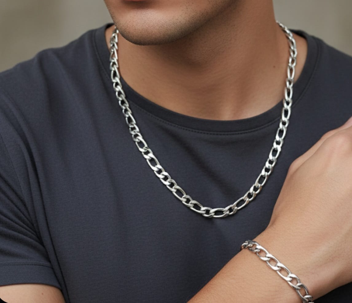 Men’s Necklace & Bracelet Set