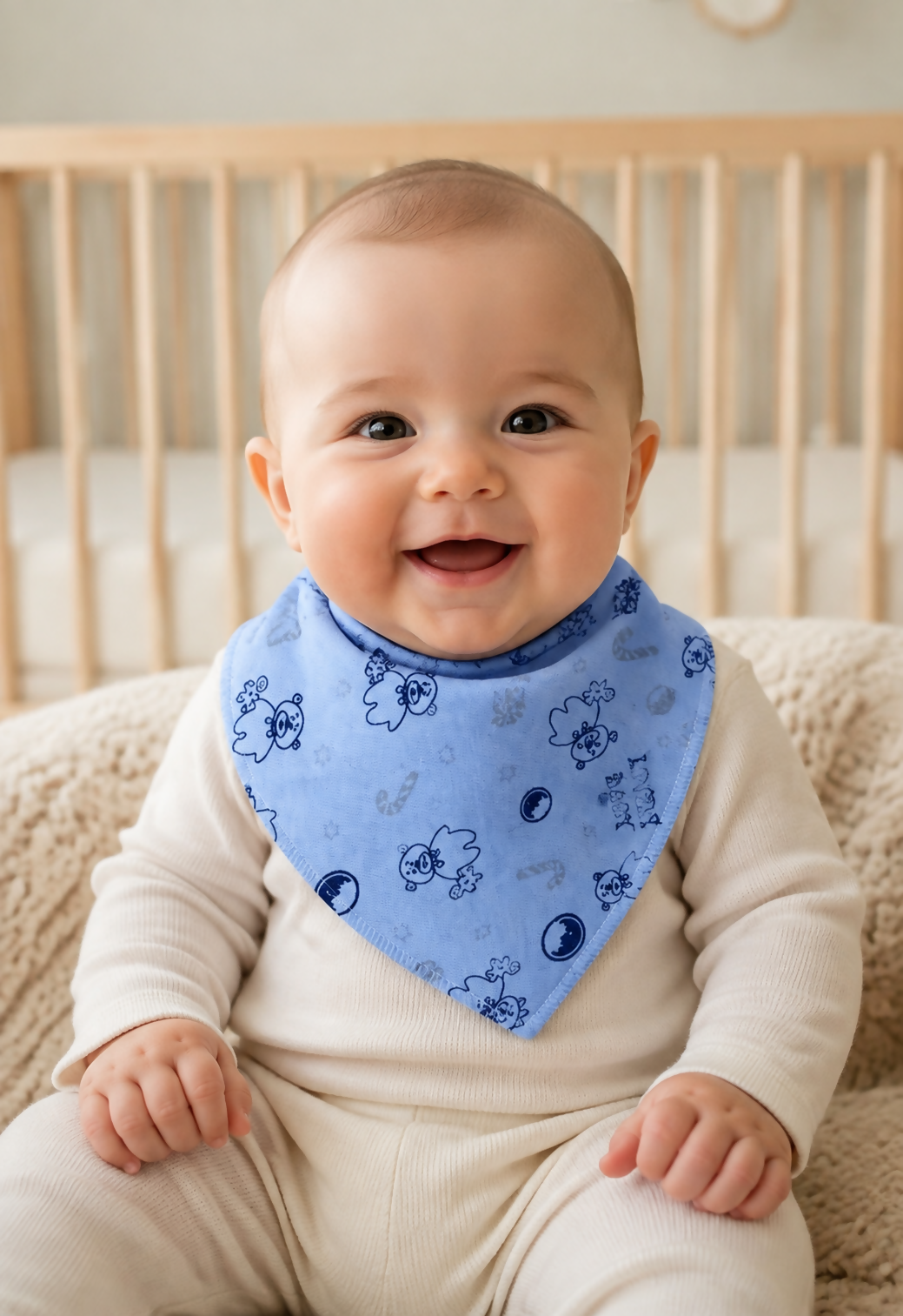 Cotton Baby Bandana Bib