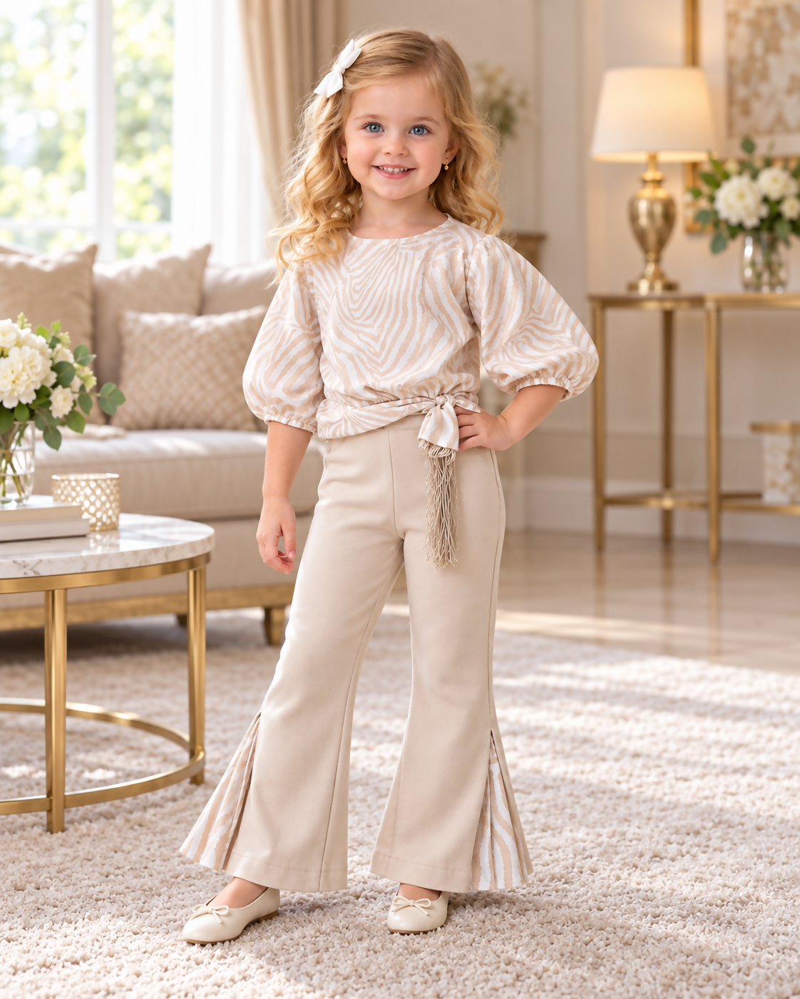 inCity Girls’ Two-Piece Cotton Set