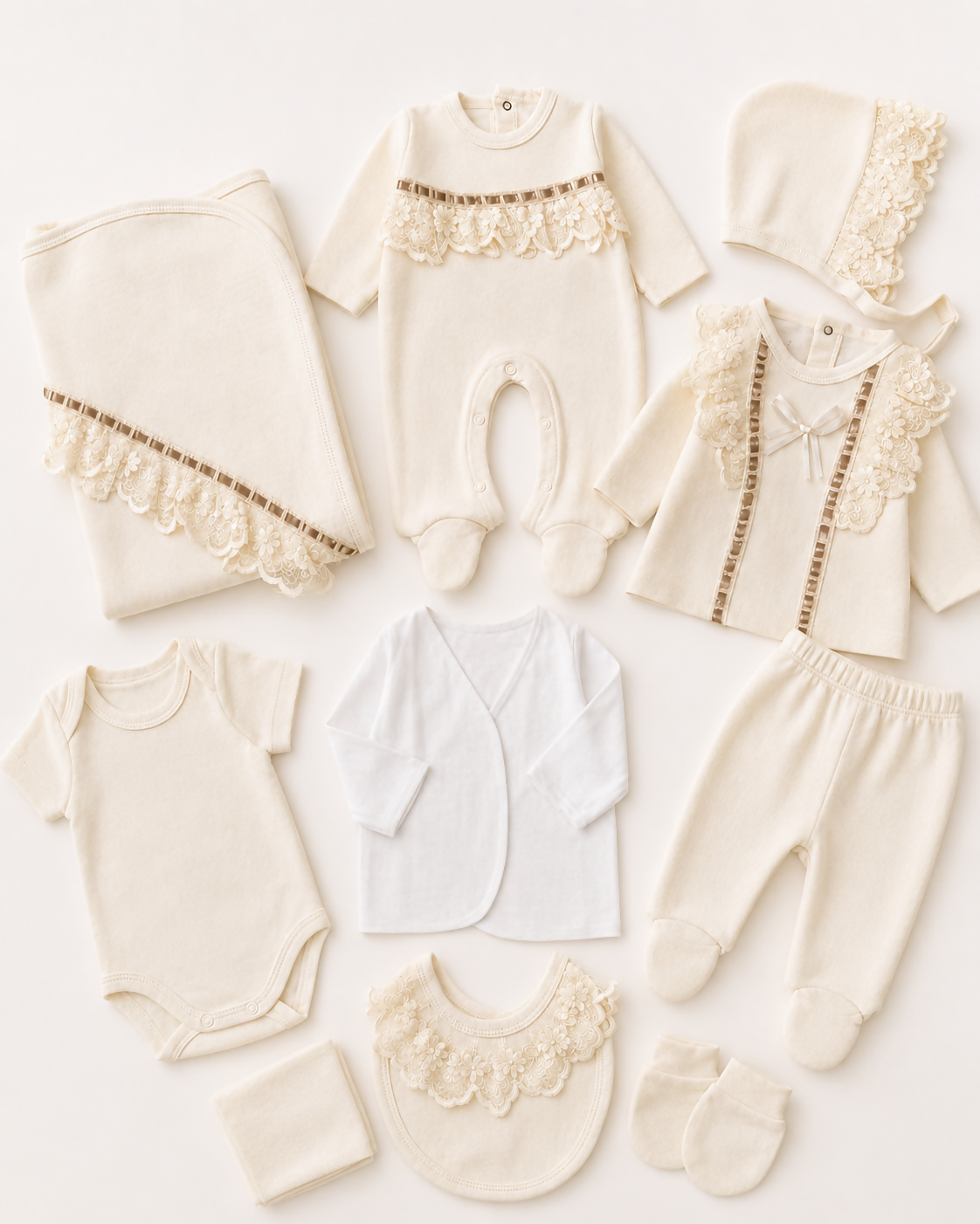 Newborn 10-Piece Hospital Set – Made in Turkey