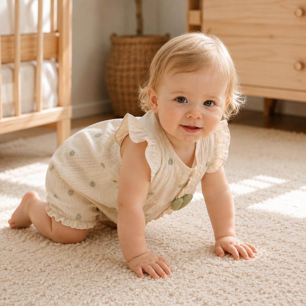 Turkish Cotton Baby Romper