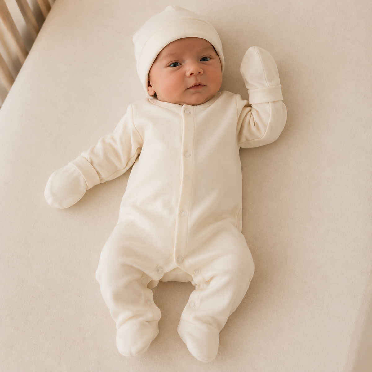 Plain Newborn Hospital Set – 8 Pieces