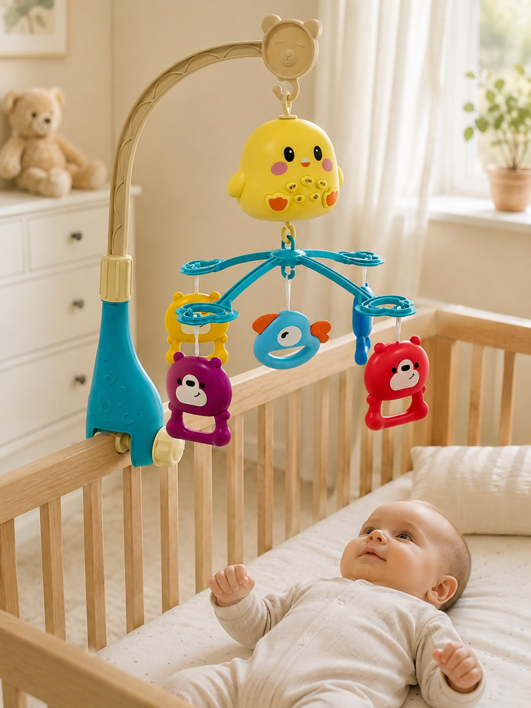 Musical Rotating Crib Mobile