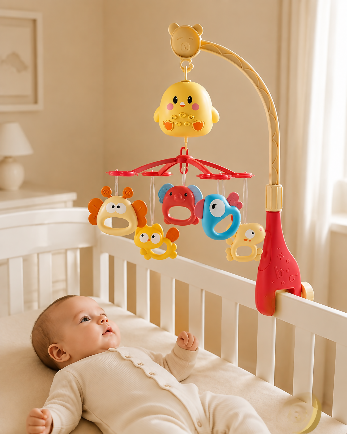 Musical Rotating Crib Mobile