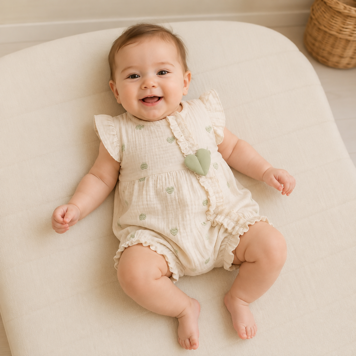 Turkish Cotton Baby Romper