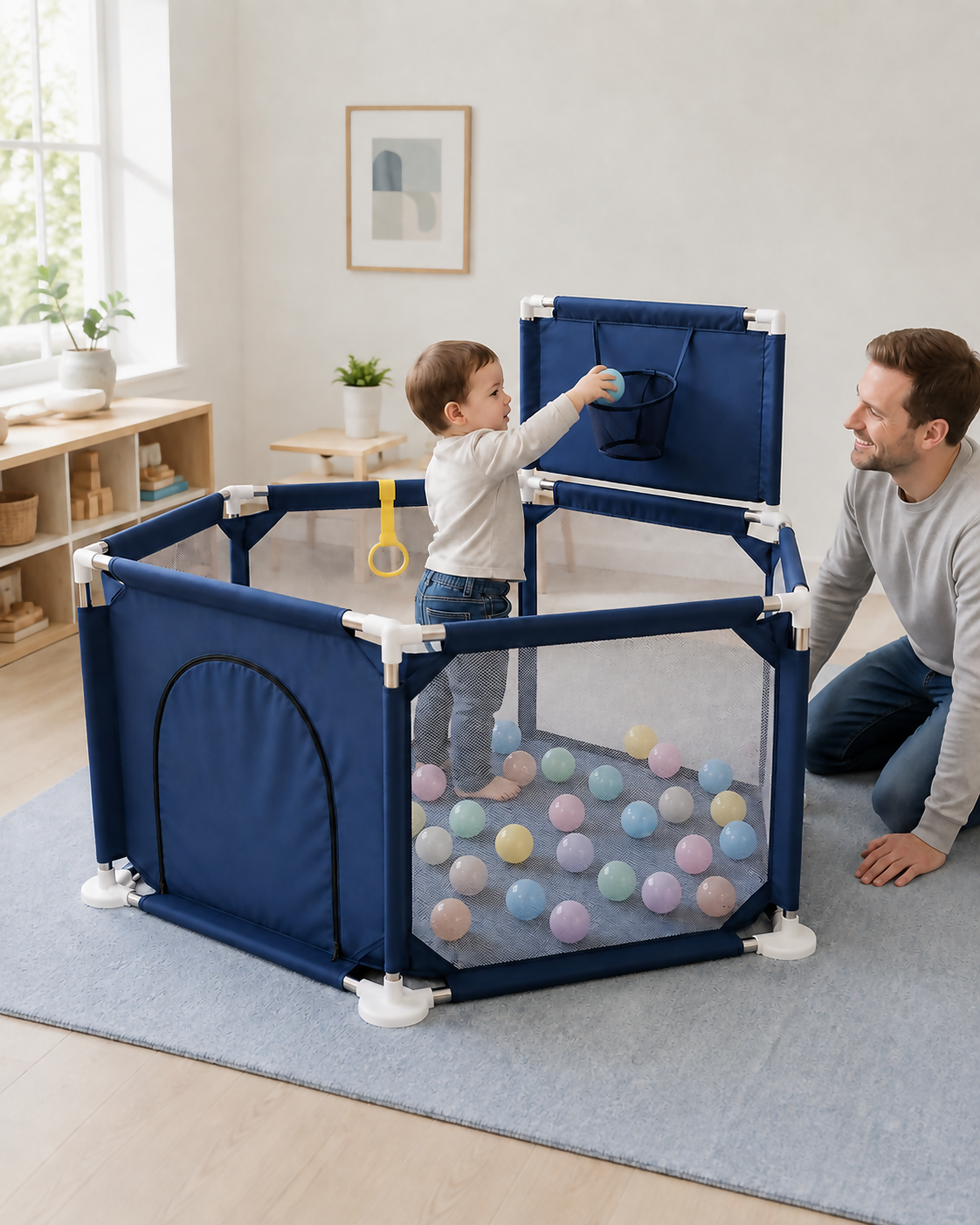 Hexagonal Indoor Baby Playpen