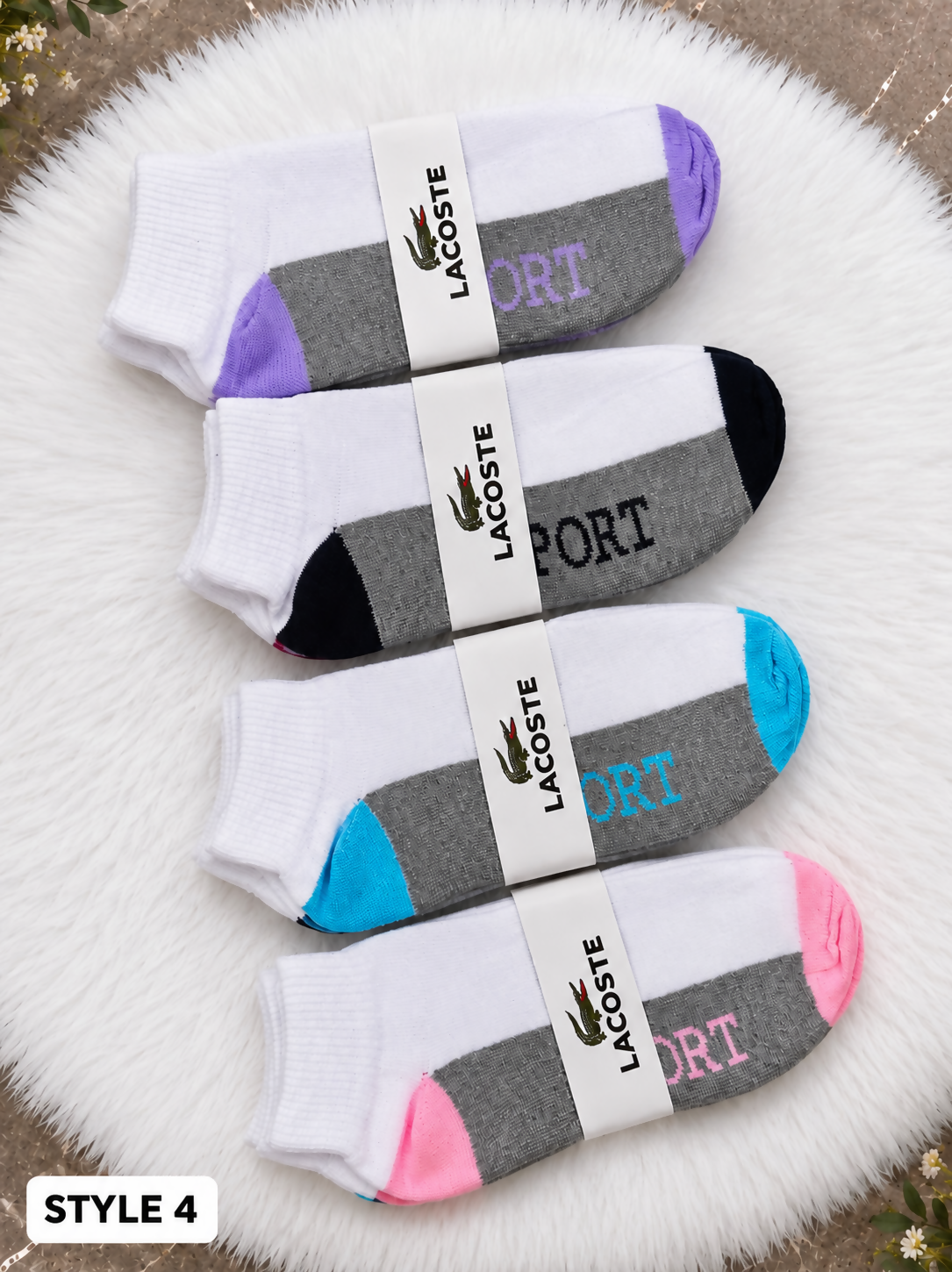 Men’s & Women’s Cotton Ankle Socks – 12 pairs