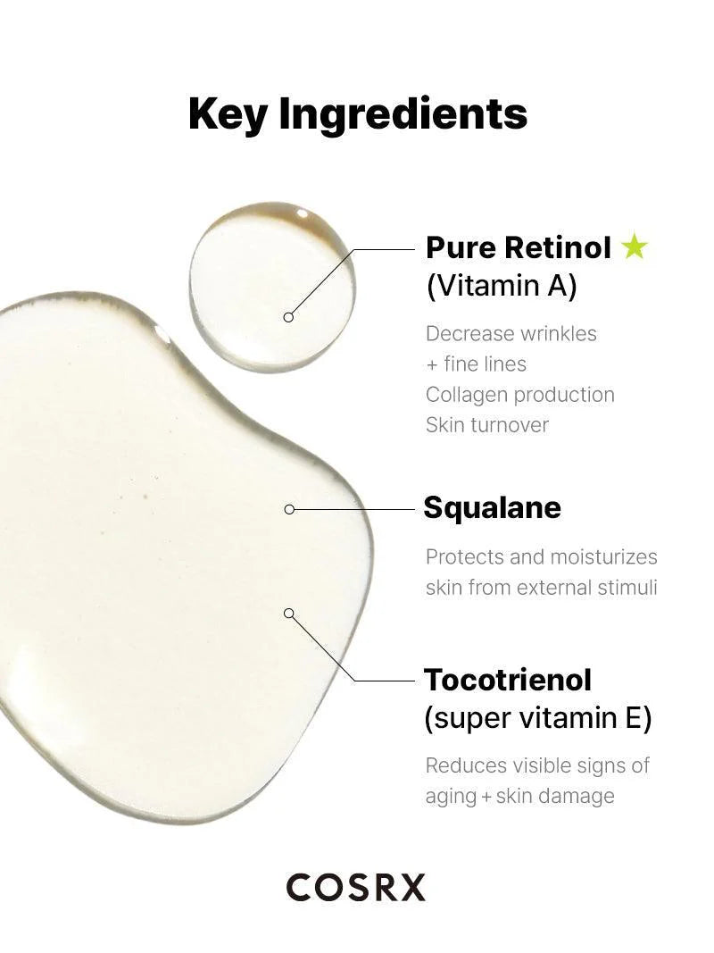 COSRX The Retinol 0.5 Oil (0.5% Pure Retinol)