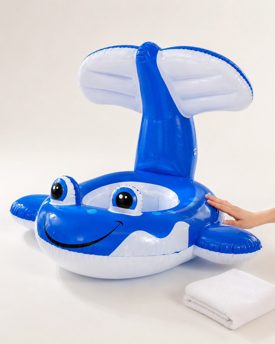 Inflatable Children’s Swim Float with Sunshade
