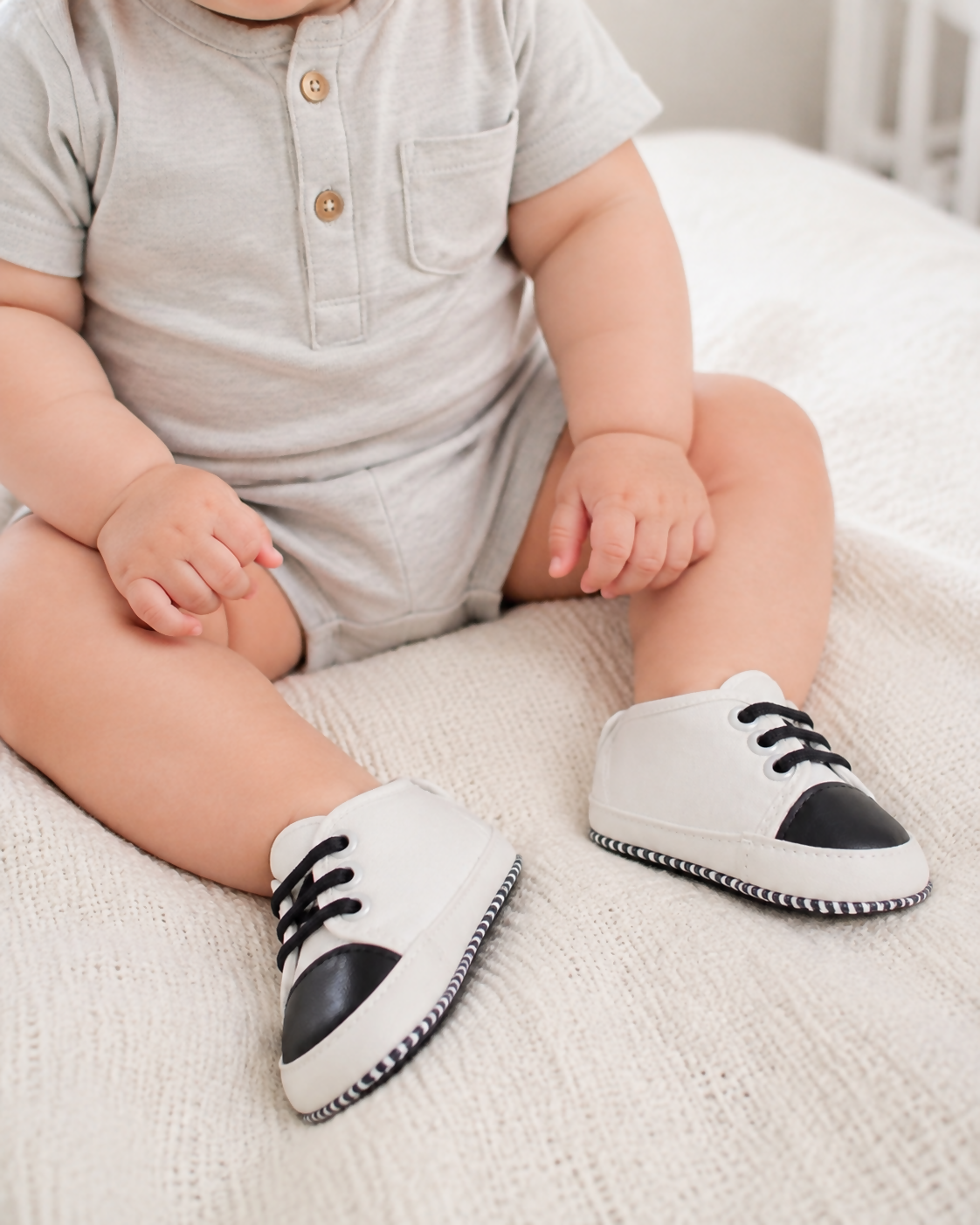 Thick Padded Baby Shoes with Easy Fastening