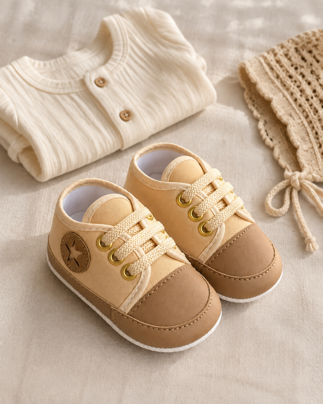 Thick Padded Baby Shoes with Easy Fastening