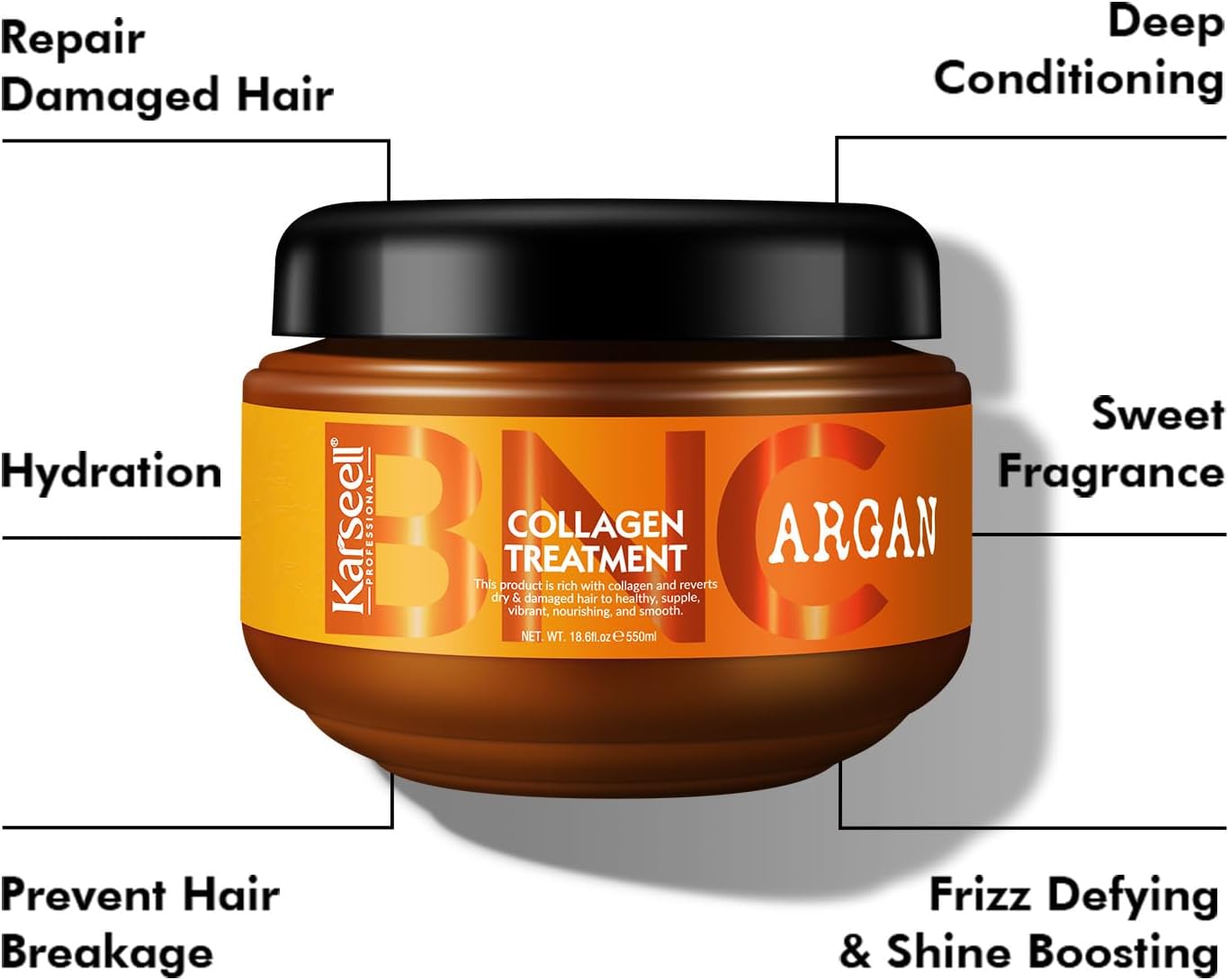 Karseell Argan Collagen Hair Treatment – Deep Repair & Nourishment