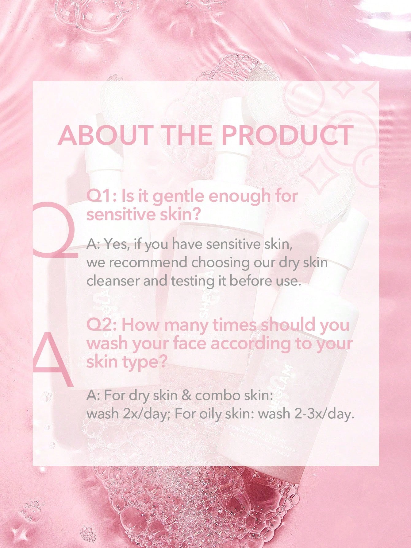 SHEGLAM Radiant by Nature Combo Skin Face Cleanser