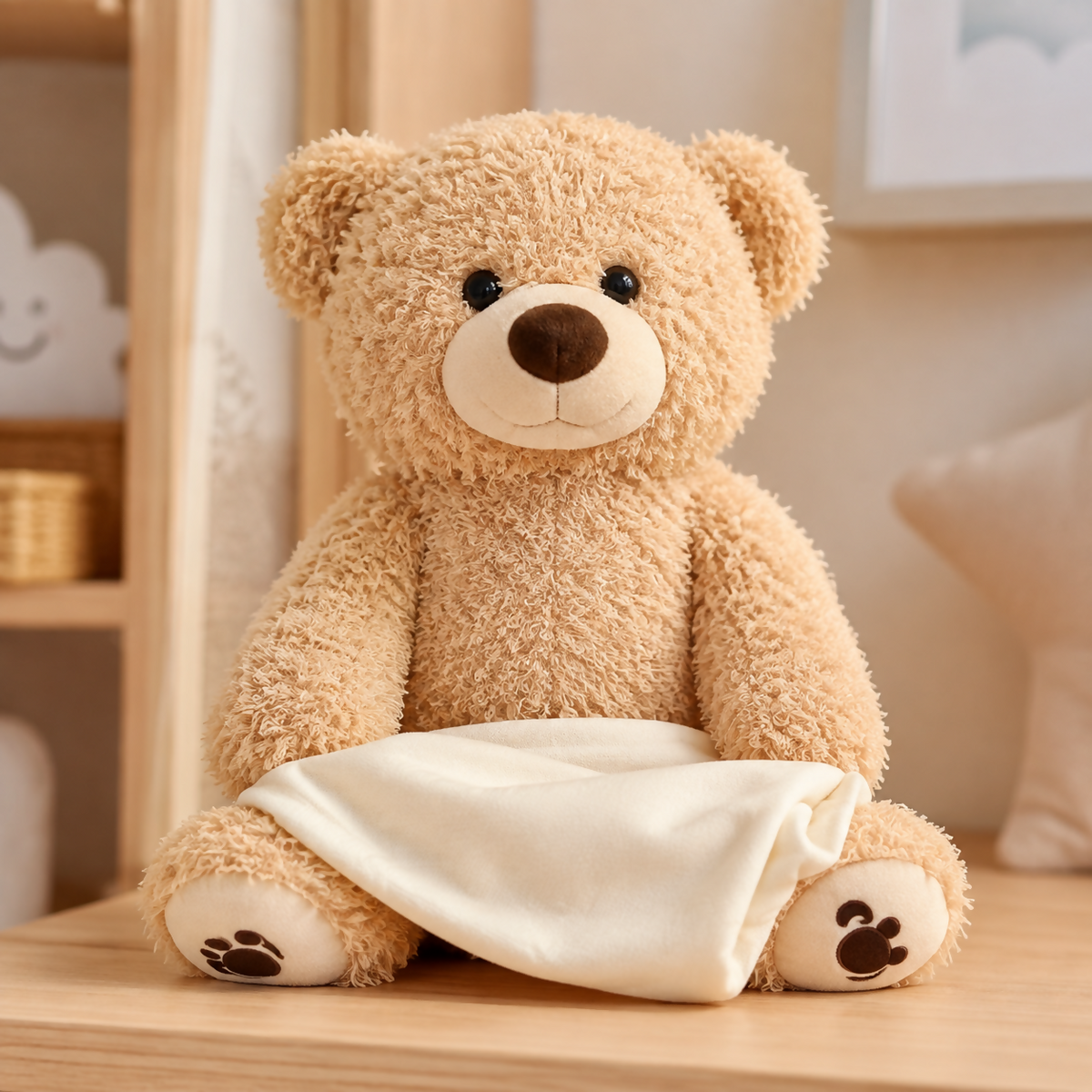 Interactive Peekaboo Teddy Bear 🧸