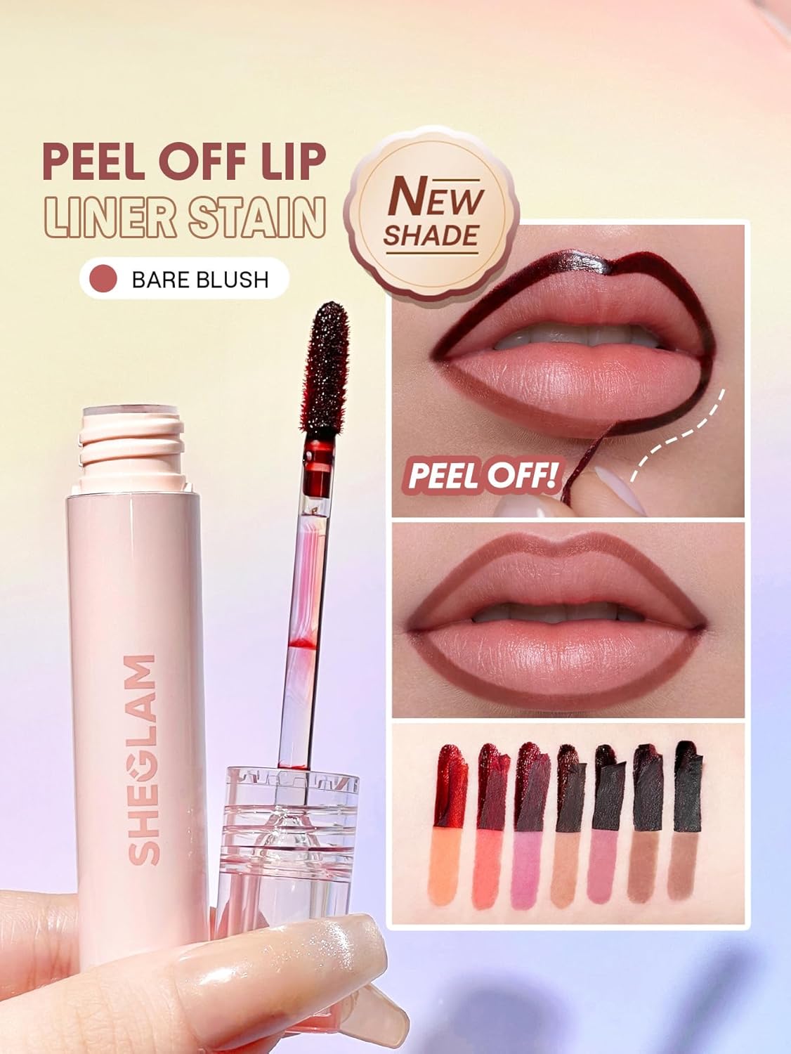 Sheglam Peel-Off Lip Liner Stain – Long-Lasting Lip Definition