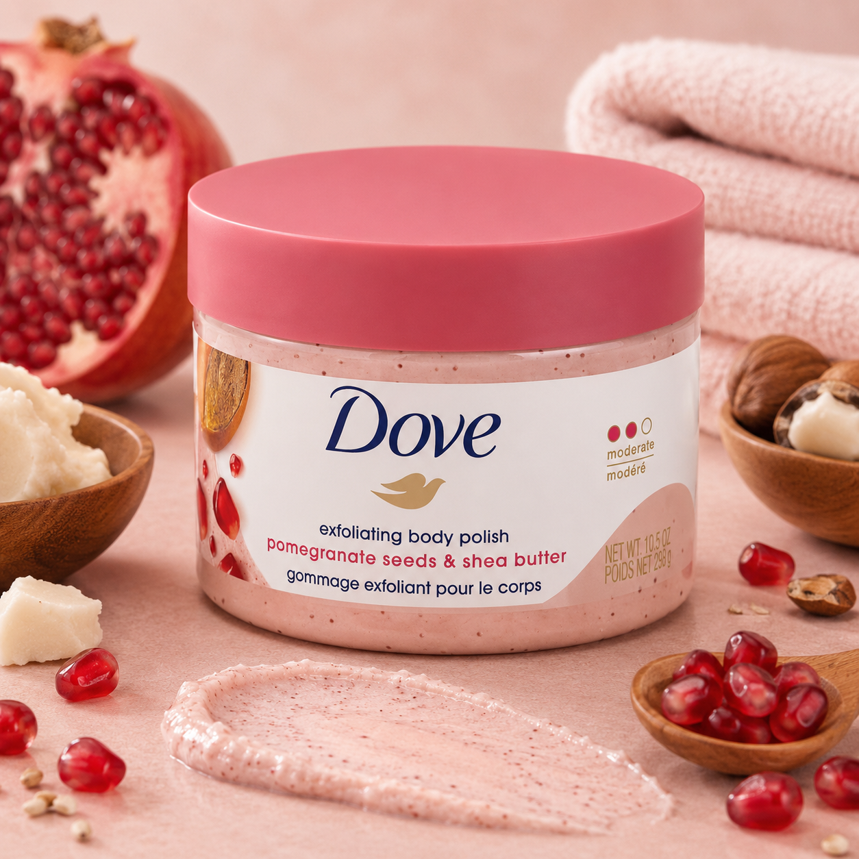 Dove Exfoliating Body Scrub – Smooth, Soft & Radiant Skin