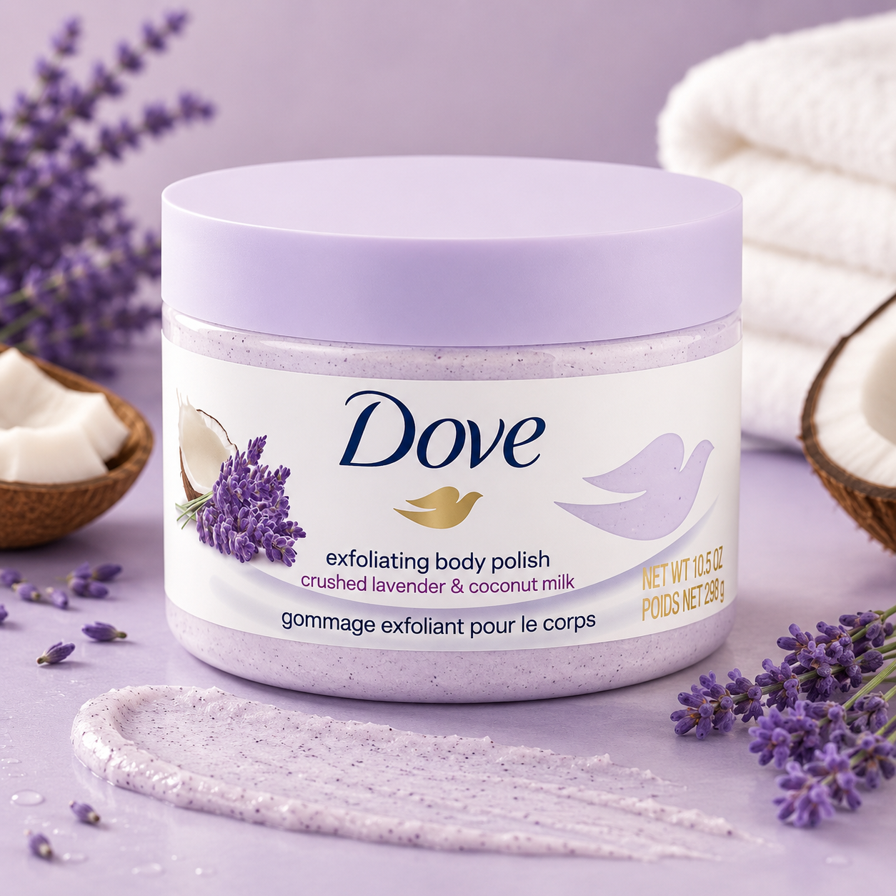 Dove Exfoliating Body Scrub – Smooth, Soft & Radiant Skin