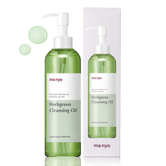 Manyo Herbgreen Cleansing Oil – Purify, Calm & Balance Naturally