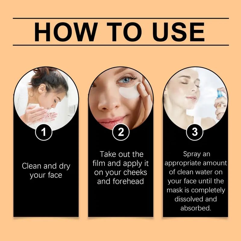 Naturaful Self-Dissolving Collagen Mask – Deep Repair, Radiant Glow