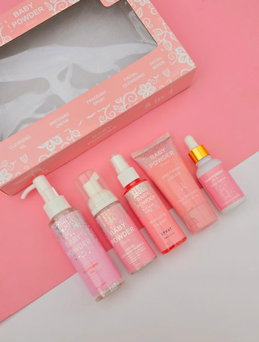 Baby Powder Fana 5‑in‑1 Skincare Set