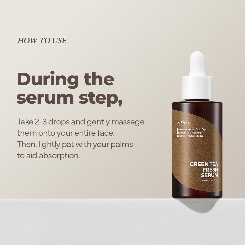 ISNTREE Green Tea Fresh Serum – Calm, Balance & Refresh Your Skin