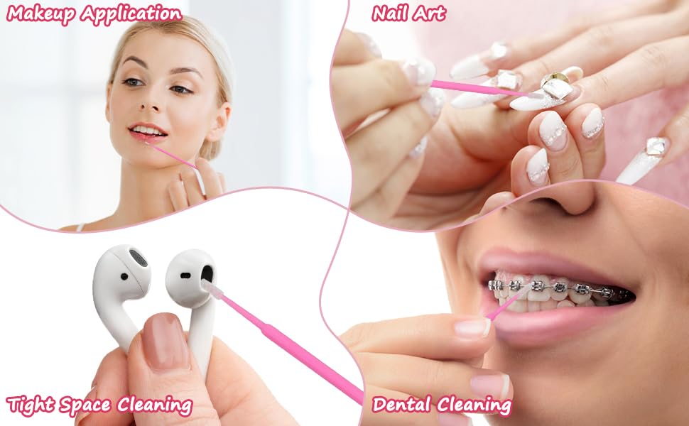 Hair Line Micro Applicator Brushes (100 pieces) – Precision, Control & Hygiene