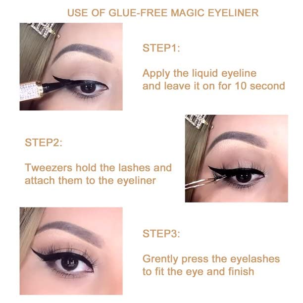 Miracle Adhesive Waterproof Liquid Eyeliner – Line, Define & Lock in Place