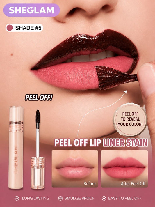 Sheglam Peel-Off Lip Liner Stain – Long-Lasting Lip Definition