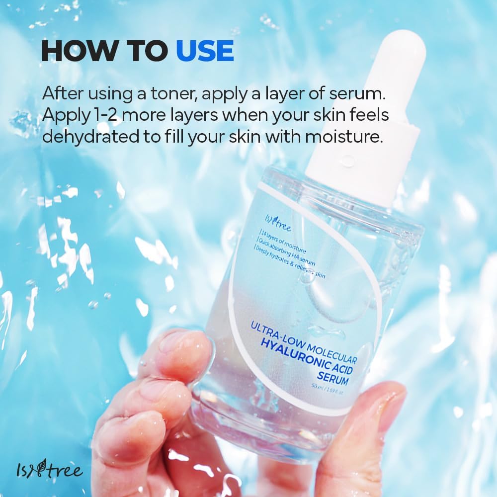 ISNTREE Ultra-Low Molecular Hyaluronic Acid Serum – Deep Hydration from Within