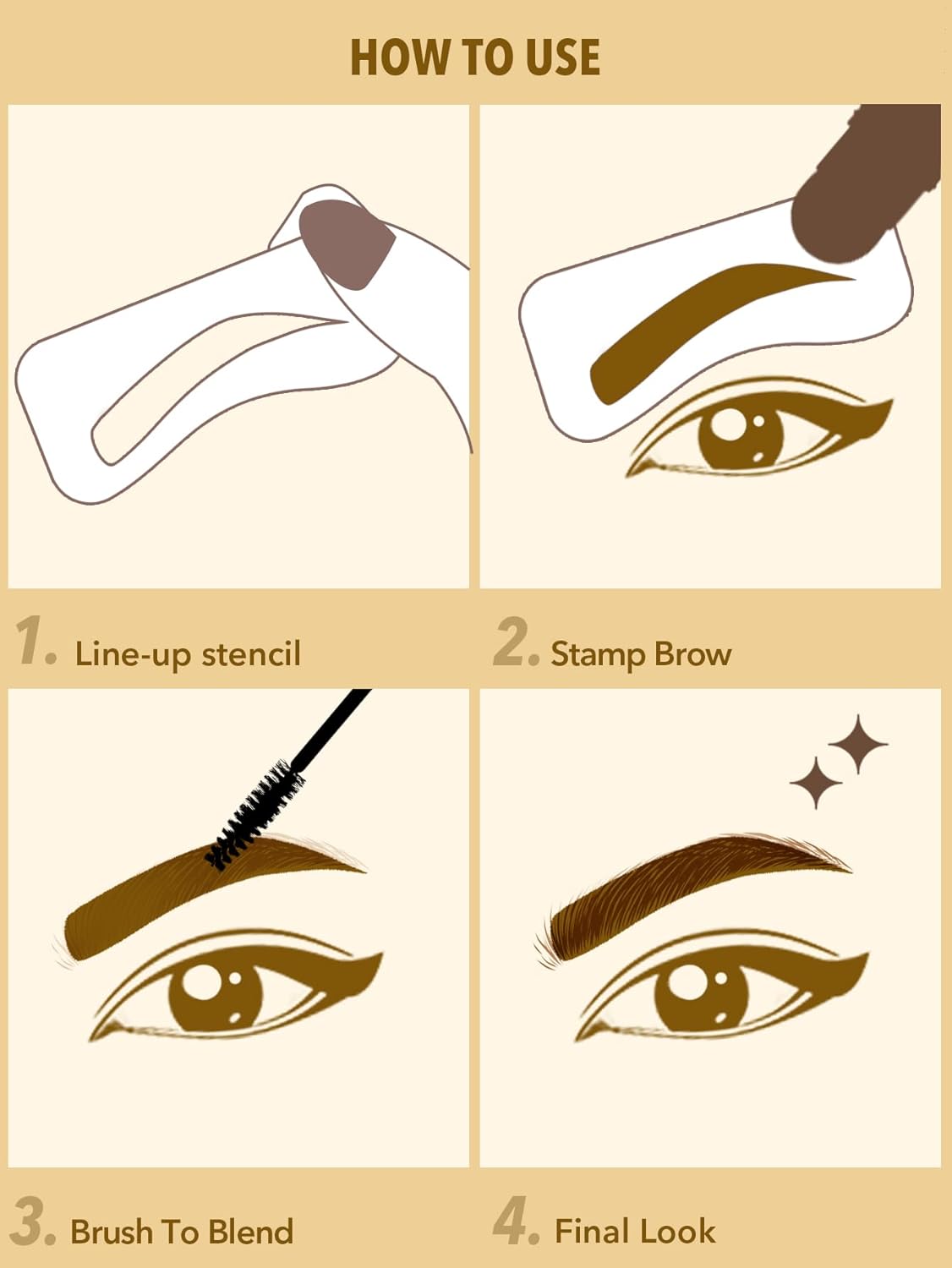SHEGLAM Genius Eyebrow Stamp – Shape, Define & Slay