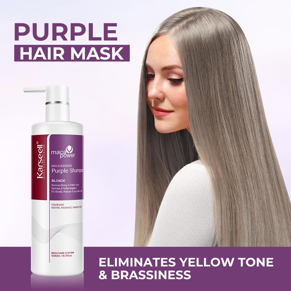 Karseell Purple Toning Shampoo – Bright Blonde Care