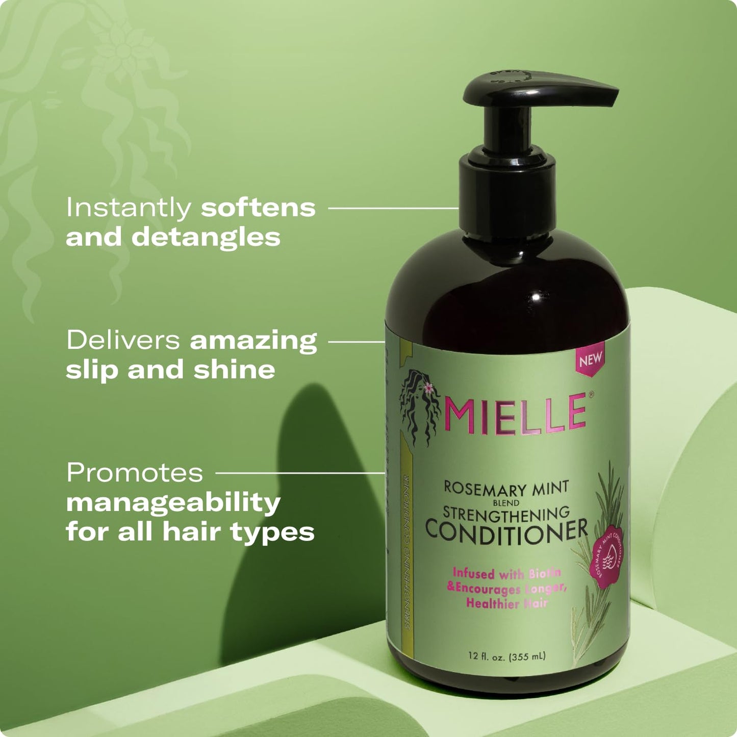 Mielle Rosemary Mint Strengthening Hair Care Set