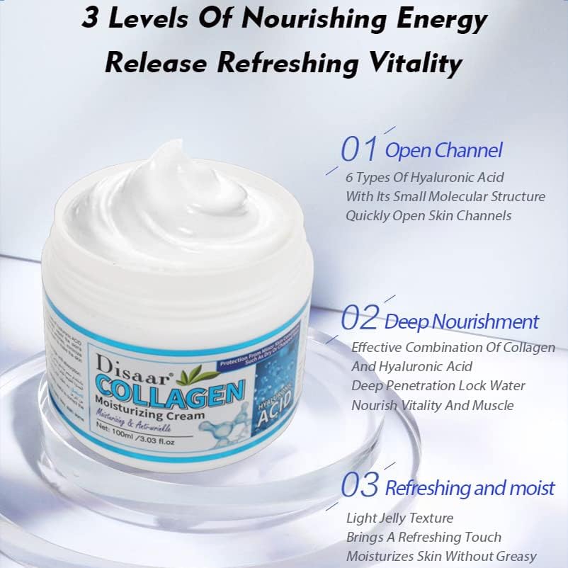 DISAAR Beauty Hyaluronic Acid Moisturizing Cream – Deep Hydration & Plump Skin